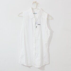 Columbia Kestrel Trail Lite Sleeveless Shirt in White